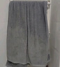 洁丽雅（Grace）抗菌浴巾女夏成人纯棉洗澡吸水男加厚大裹巾140*70cm 400G 水湖蓝 实拍图