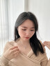 唯一（Winy）一克拉莫桑钻紫藤花纯银项链生日礼物女士吊坠送女朋友老婆首饰品 实拍图