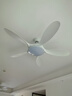 TCL全光谱护眼风扇灯客厅吊扇灯餐厅灯风扇一体电风扇吊灯 吊杆白色-46寸五叶-变频-双控 实拍图
