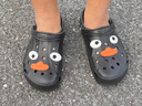 卡骆驰crocs洞洞鞋贝雅男鞋女鞋轻便耐磨一脚蹬拖鞋休闲鞋|10126 白-100 36 /37(220mm) 实拍图