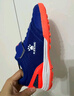卡尔美（KELME）儿童足球鞋魔术贴免系带碎钉TF透气学生球鞋6873003 宝蓝 30 实拍图