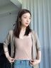 棉客诚品吊带背心女带胸垫美背内衣文胸一体裸感冰丝可外穿抹胸 亲肤粉M 实拍图