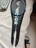 威克多（VICTOR）胜利极速js12td羽毛球单拍超轻tkhawk小隼驭纳米6全碳素220h二代 JS 12TD F景泰蓝 4U 【默认26磅可免费定制磅数】 【默认26磅可免费定制磅数】 实拍图