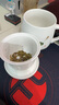 束氏 茶水分离杯陶瓷杯带盖泡茶杯过滤水杯茶具办公功夫父亲节礼物 实拍图