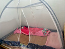 蚊帐家用可折叠蒙古包卧室蚊帐1.5米免安装蒙古包蚊帐 麋鹿普通款 1.2*2.0m 实拍图