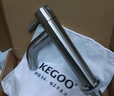 科固（KEGOO）K01037 加高台上盆单冷水龙头 艺术碗盆高脚台盆龙头304不锈钢 实拍图
