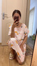 棉绸睡裙女夏薄款2025新款睡衣韩版甜美少女网红家居外穿裙子QM 胡萝卜小兔2301 均码 (90-140斤内穿) 实拍图