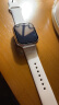Apple/苹果 Watch Series 10 智能手表GPS款46毫米玫瑰金色铝金属表壳淡桃粉色运动型表带S/M MX293CH/B 实拍图