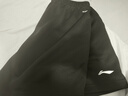 李宁五分裤男专业比赛服羽毛球服男子速干凉爽比赛裤AAPR379 黑色-6 XL 实拍图