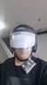 野马（YEMA）摩托车头盔男女士电动车3C认证大码半盔冬季保暖防雾电瓶车安全帽 大码-亚黑连弩花 透明镜片+防雾贴片 实拍图