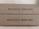 美厨（maxcook）316L不锈钢勺子木筷子餐具套装 鸡翅木筷子三件套 玫瑰金MCGC8511 实拍图