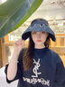 蕉下（beneunder）遮阳帽子防晒帽女防紫外线太阳帽贝壳空顶帽便携TS550黑 实拍图