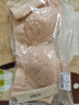 红豆居家无钢圈文胸性感蕾丝网纱聚拢洞洞杯透气女士内衣肤色B75 实拍图