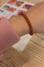 石玥珠宝精品5.5-6mm凉山南红玛瑙手串本命年转运珠手链男女士款礼物 实拍图