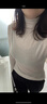 优衣库女装HEATTECH EXTRA WARM 混纺高领T恤/长袖 9%羊绒 478954 478954/30浅米色 2XL 实拍图