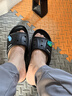 卡骆驰（crocs）男女拖鞋 贝雅卡骆班休闲舒适透气一拖鞋 205392-066 M8W10 实拍图
