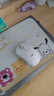 罗技（Logitech）M221 轻音鼠标 无线鼠标 办公鼠标 对称鼠标 带无线微型接收器 米白色 实拍图