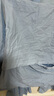 无印良品A类新疆棉枕套一对装简约枕头套枕套 48*74cm 海蓝拼天蓝 实拍图