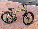 Jeep吉普自行车折叠山地男女学生26寸27速公路单车战神-苍岭绿/三刀轮 实拍图
