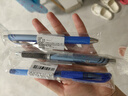 斑马牌（ZEBRA）中性笔 0.5mm子弹头签字笔 学生标记笔走珠水性笔 C-JJ100 JELL-BE 蓝色 单支装 实拍图