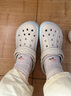 卡骆驰crocs洞洞鞋贝雅卡骆班轻便耐磨一脚蹬休闲鞋|205089 深蓝/辣椒红-4CC 45 (290mm) 实拍图