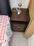 家逸实木床头柜卧室窄床边柜简约储物收纳柜夹缝带抽屉置物架 实拍图