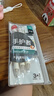 得力（deli）手护者大面积护套书写不累手 缓冲防断芯自动铅笔0.5mm(3笔 1铅芯) 白色 34110 实拍图