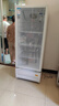 美的（Midea）展示柜商用278升 风循环制冷全冷藏立式透明玻璃门陈列柜 商超便利店啤酒保鲜饮料柜SC-278GM(E)白 实拍图