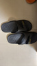 回力君运动拖鞋男外穿夏天2025新款浴室防滑凉拖鞋户外沙滩时尚舒适室外 BB88黑金 40-41 (适合39-40脚) 实拍图