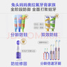 兔头妈妈奥拉氟儿童牙膏婴幼儿低氟预防龋齿牙膏草莓味3-12岁分龄适用10g 实拍图