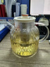 乐扣乐扣 养生壶 煮茶器  煮茶壶办公室家用玻璃花茶壶烧水壶电热水壶电炖壶 白色（含茶漏） 1L 实拍图