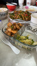 希乐扣耐热玻璃饭盒上班族带饭微波炉饭盒密封碗冰箱储物盒大容量保鲜盒 实拍图