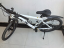 Jeep吉普山地车自行车学生成人减震碟刹通勤变速越野青少年巡航者C800 巡航者-辐条轮-钢琴白 24寸(建议身高140-160cm) 27速顶配版 实拍图