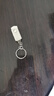 金正U盘金属学习办公高速读写防尘防水电脑车载音乐移动U盘 USB2.0旋转单口(便携带环） 128GB（赠 Type-C 转接口） 实拍图