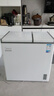 美的（Midea）179升双温双箱家用冰柜 大冷冻小冷藏两用卧式冷柜小型冰箱节能低音BCD-179DKEM(E)国家补贴20% 实拍图