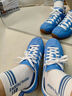 adidas「冰淇淋T头鞋」VS JOG 2.0复古薄底运动鞋阿迪达斯轻运动   融合蓝/亮白/树脂黄（推荐女生买小半码）   35.5 实拍图