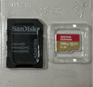 闪迪（SanDisk）256GB TF(MicroSD)内存卡 4K极速金卡A2 V30 U3行车记录仪 运动相机无人机 监控存储卡 读190MB/s 实拍图
