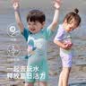 尼多熊儿童泳衣裤男童女童泳衣宝宝小童泳装连体游泳衣3岁6岁 实拍图