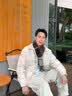 CACUSS【100%绵羊毛】围巾男士秋冬季加厚保暖围脖高级感生日礼物送男生 实拍图