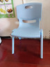 加厚儿童餐椅防滑小椅子家用宝宝婴儿桌椅凳子幼儿园儿童靠背椅子 8754蓝色大号 实拍图