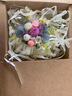 永生花发夹婚礼新娘头花刘海边夹表演盘发发饰汉服配饰手工发卡 雪茧流光-1个 成品加头饰盒 晒单实拍图
