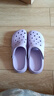 洞洞鞋女款夏季外穿防滑厚底踩屎感包头沙滩凉鞋女 紫罗兰 40-41 实拍图