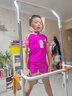 洲克（ZOKE）儿童连体泳衣小孩中大童防晒速干泳装温泉女112504403玫红花 16 实拍图