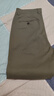 吉普（JEEP）纯棉休闲裤男士春夏薄款宽松直筒中年商务高腰深档长裤子 浅绿（薄款） 33码(腰围2尺6 ) 实拍图