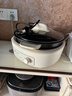 小熊（Bear）电火锅 火锅专用锅电锅家用3-4个人 不粘分体式可拆洗多功能涮肉电煮锅火锅锅 F40P3 4L防烫把手 实拍图