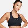 耐克NIKE运动内衣女郑钦文同款中度支撑运动内衣DX6822-010黑L 实拍图