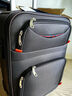 卡帝乐鳄鱼（CARTELO）布箱拉杆箱牛津布行李箱防刮抗压轻音万向轮可扩容防泼水大容量箱 咖啡色防刮常规款 20英寸 实拍图