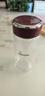 希诺双层玻璃杯家用办公水杯女高颜值过滤泡茶杯子XN-9331红色 240mL 实拍图