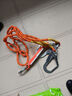 京特 【京仓速达】五点式安全带2米双大钩+缓冲包 织带加宽加厚护腰款 安全绳耐磨涤纶电工保险带 实拍图