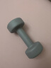 Keep 彩色浸塑哑铃 男士女士家用家庭健身肌肉塑形轻重量岩石灰 4kg*2 实拍图